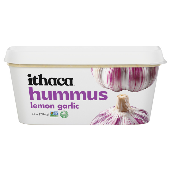 Ithaca Lemon Garlic Hummus 10 oz | Hy-Vee Aisles Online Grocery