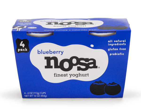Noosa Blueberry Multipack Yoghurt 4 pack, 16 oz | Hy-Vee Aisles
