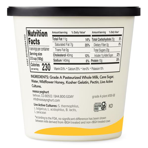 Noosa Honey Yoghurt, 24 oz | Hy-Vee Aisles Online Grocery Shopping