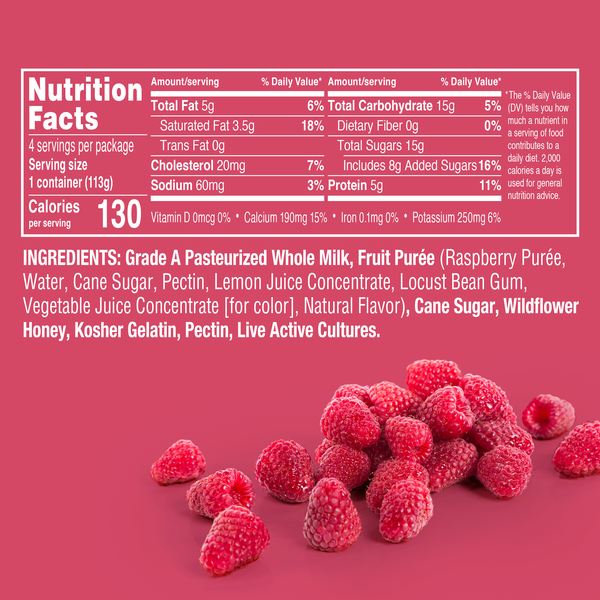 Noosa Raspberry Mulitipack Yoghurt 4 pack, 16 oz | Hy-Vee Aisles