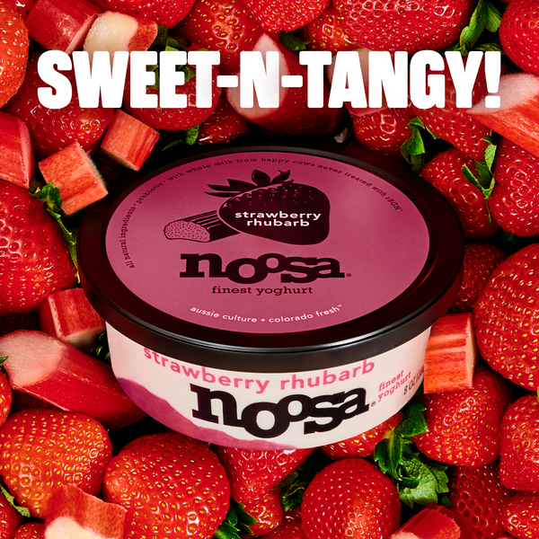 Noosa Strawberry Rhubarb Yoghurt, 8 oz | Hy-Vee Aisles Online