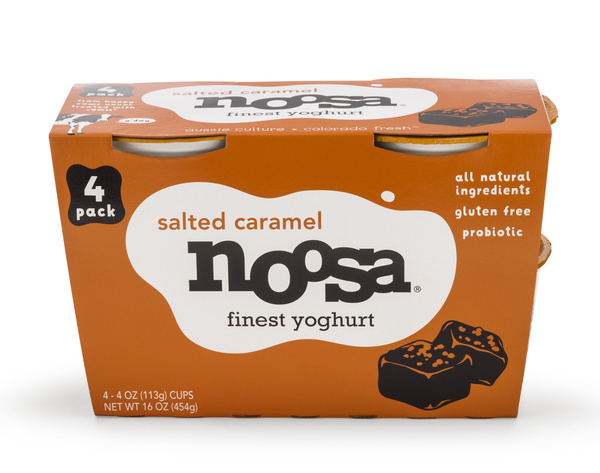 Noosa Salted Caramel Multipack Yoghurt 4 pack, 16 oz | Hy-Vee