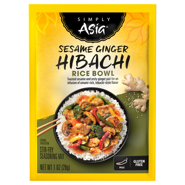 Simply Asia Sesame Ginger Hibachi Seasoning Mix, 1.0 oz | Hy-Vee