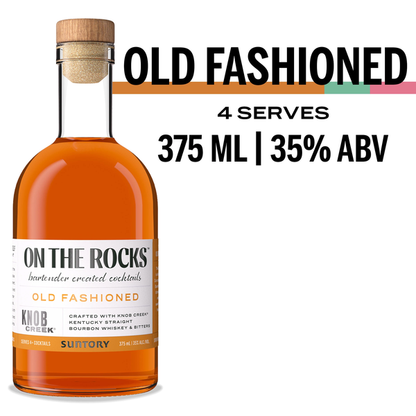 The open whisky 2セット 7/16から始まりますね Otr-On the Rocks The Old Fashioned Crafted with Knob Creek Bourbon