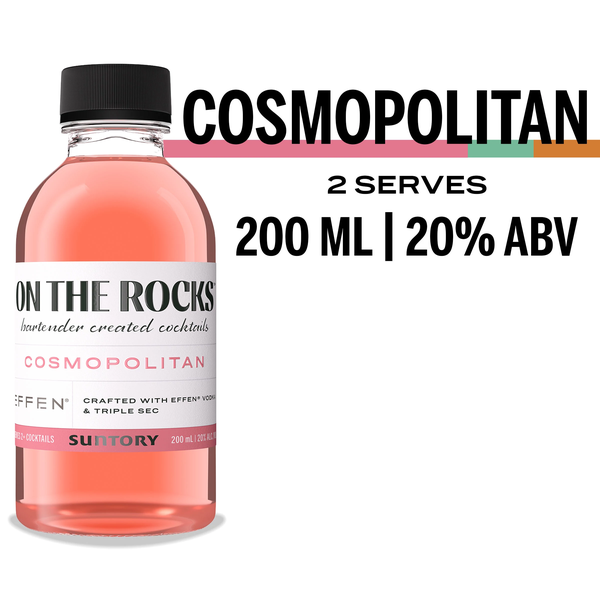 Otr-On the Rocks The Crafted with Effen Vodka Cranberry