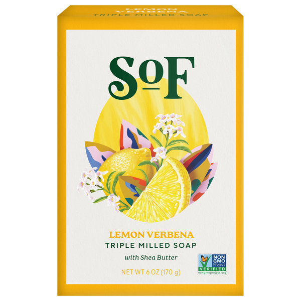 SoF Triple Milled Bar Soap - With Coconut Oil & Organic Shea