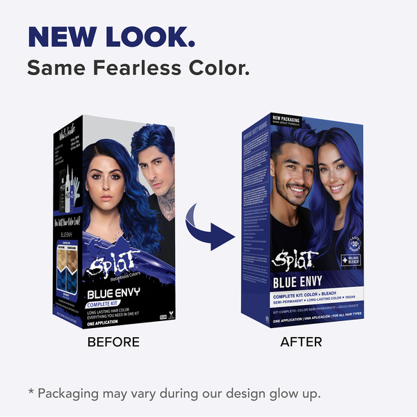 Splat Blue Envy - Semi-Permanent Blue Hair Dye | Hy-Vee Aisles
