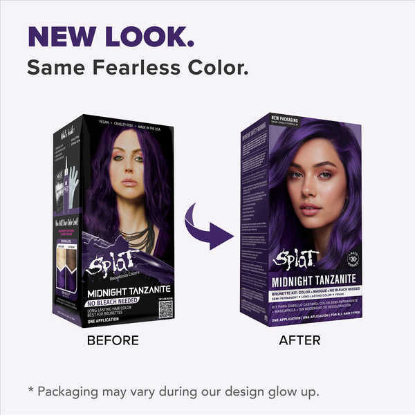 Splat - Midnight Tanzanite Semi-Permanent Purple Hair Dye | Hy-Vee