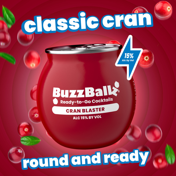BuzzBallz Cranberry Chillers 187ml 30 Proof | Hy-Vee Aisles Online