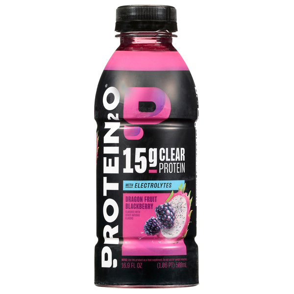 Protein2o Dragon Fruit Blackberry Protein Drink with Electrolytes