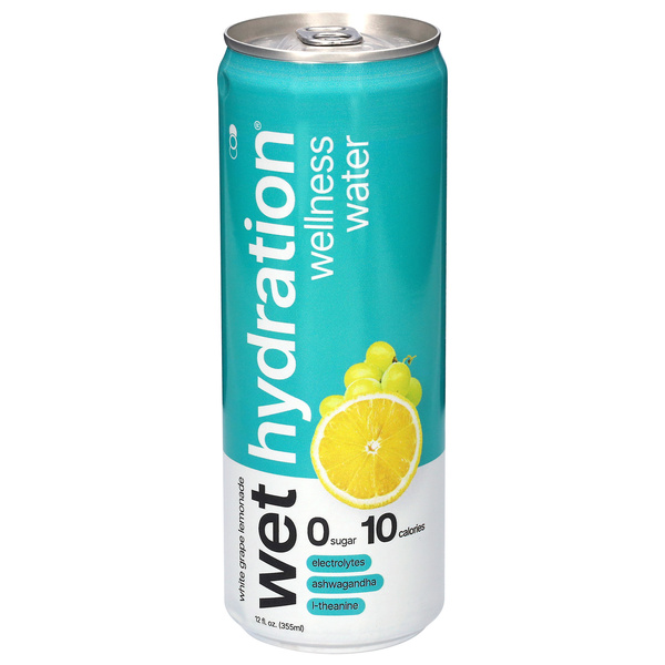 Wet Hydration White Grape Lemonade Wellness Water | Hy-Vee Aisles