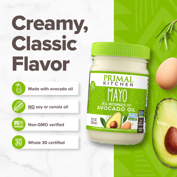 Primal Kitchen Avocado Oil Mayo 12 fl oz | Hy-Vee Aisles Online