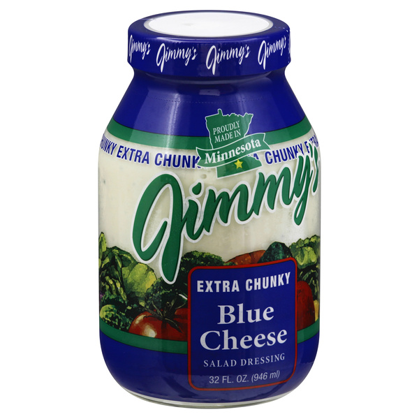 Jimmys Extra Chunky Blue Cheese Salad Dressing 32 oz