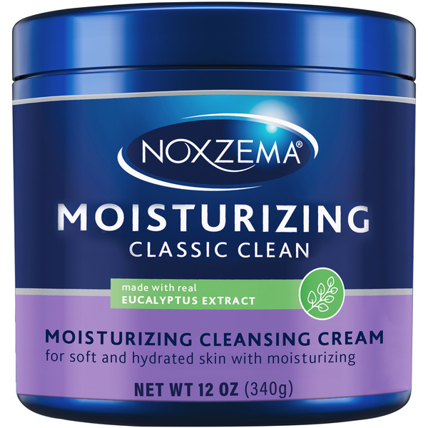 Noxzema Moisturizing Cleansing Cream, Hydrating Face Wash Removes