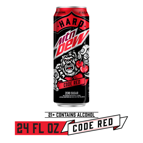 Hard Mountain Dew Malt Beverage, Code Red | Hy-Vee Aisles Online
