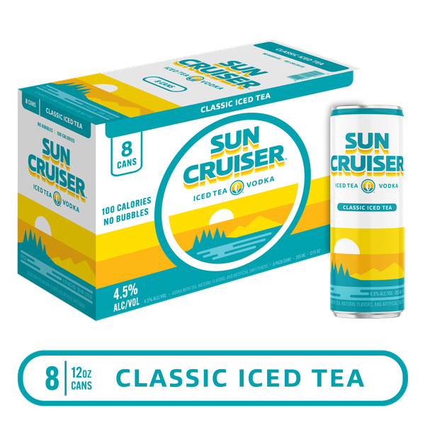 Sun Cruiser Vodka, Classic Iced Tea, 8Pk | Hy-Vee Aisles Online