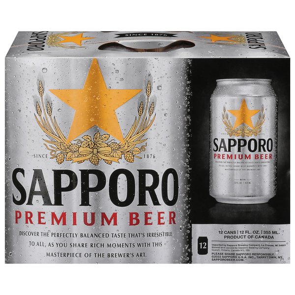 grn outdoorHOLO シェラカップ YOI BEER CLUB 10個 Sapporo Premium Beer 12pk 12oz Cans | Hy-Vee Aisles Online Grocery