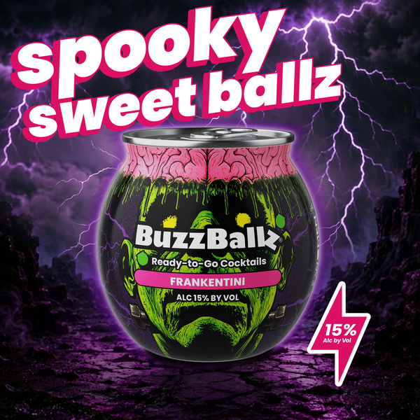 BuzzBallz Frankentini Chiller, 187ml, 30 Proof (15% ABV) | Hy-Vee