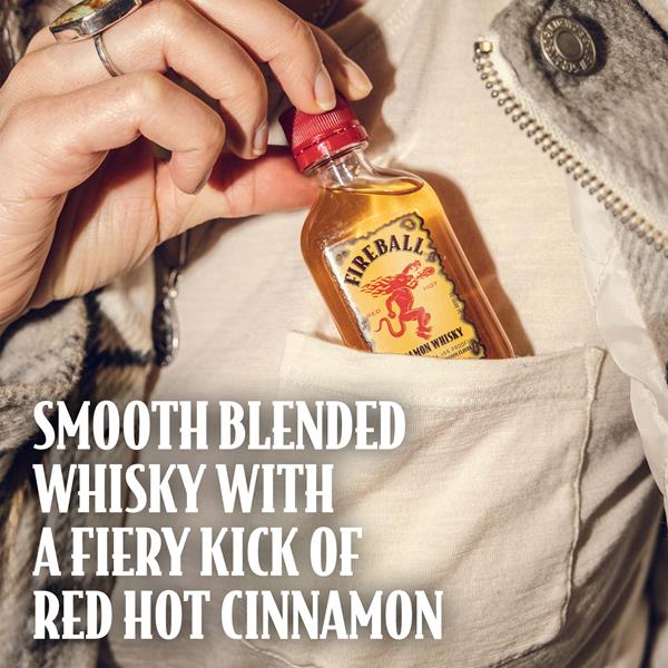 Fireball Cinnamon Whiskey, 50ml Plastic Bottle, 66 Proof | Hy-Vee