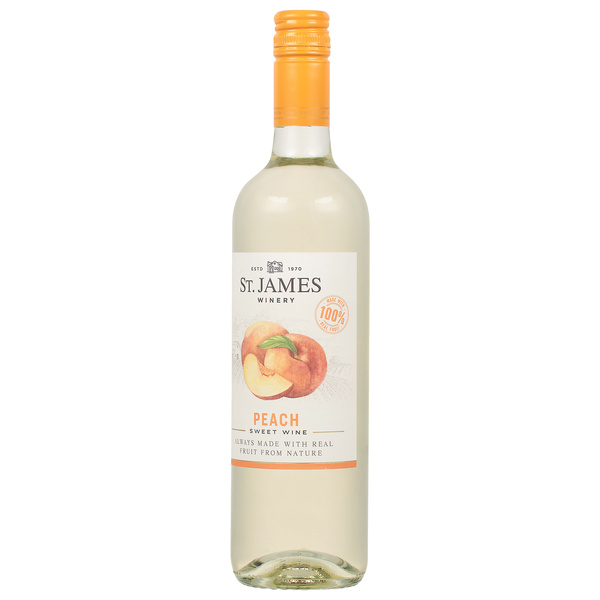 st James Peach Sweet Wine | Hy-Vee Aisles Online Grocery Shopping