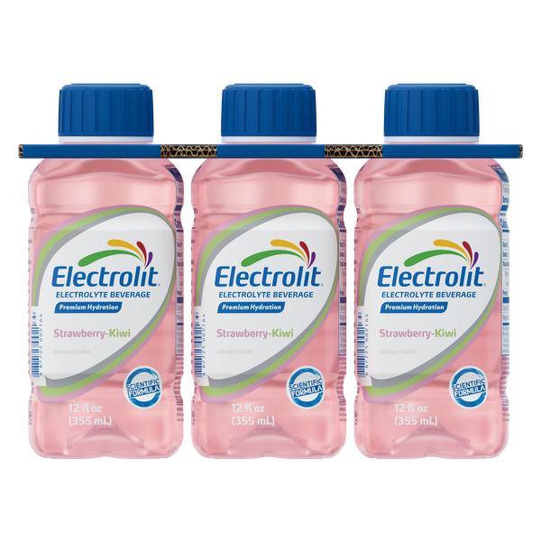 Electrolit Electrolyte Hydration Beverage – Strawberry-Kiwi – 12