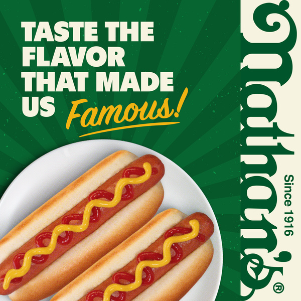 Nathan's Family Pack Colossal Quarter Pound Beef Franks 32 oz | Hy