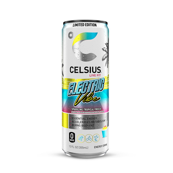 Celsius Electric Vibe Sparkling Tropical Freeze | Hy-Vee Aisles