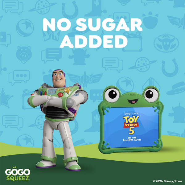 GoGo squeeZ Toy Story 5 No Sugar Added Apple Cinnamon Applesauce