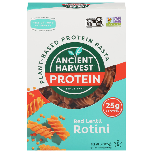 Ancient Harvest Red Lentil Rotini 8 oz | Hy-Vee Aisles Online