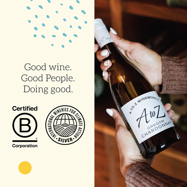 A to Z Wineworks Oregon Chardonnay, White Wine, 750 mL Bottle | Hy