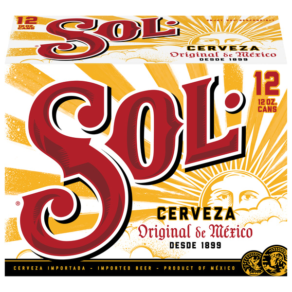 Sol Cerveza Beer 12Pk | Hy-Vee Aisles Online Grocery Shopping