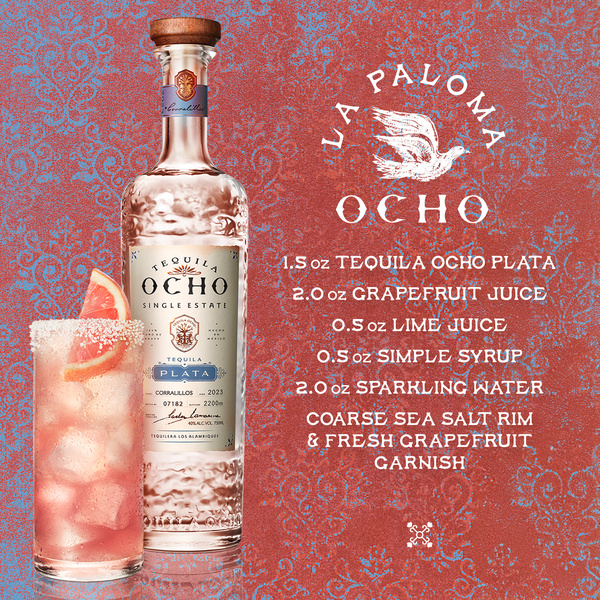 Tequila Ocho Plata | Hy-Vee Aisles Online Grocery Shopping