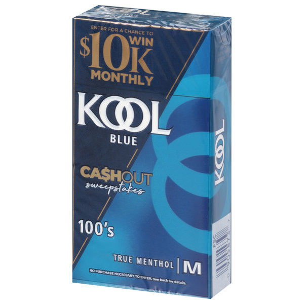 kool com login cigarettes Blue Cigarettes, 100's, True Menthol, 2-Way Box Kool Menthol Green Box -