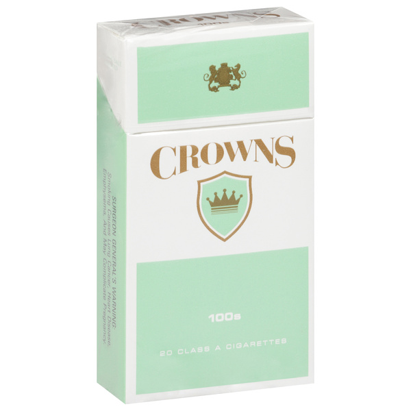 how much is a carton of crown cigarettes Crowns Green 100s Crowns Cigarettes 100's - EMTY