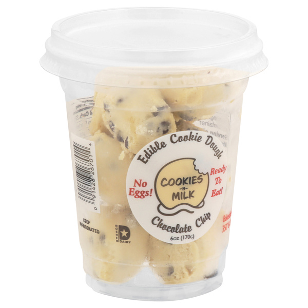 Cookies-n-Milk Edible Chocolate Chip Cookie Dough 6 oz | Hy-Vee