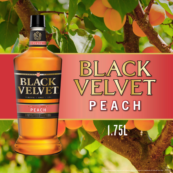Black Velvet Peach Flavored Whiskey | Hy-Vee Aisles Online Grocery