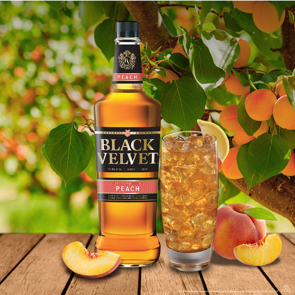 Black Velvet Peach Flavored Whiskey | Hy-Vee Aisles Online Grocery