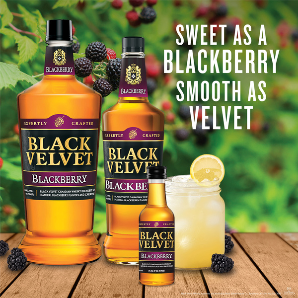Black Velvet Blackberry Flavored Whiskey | Hy-Vee Aisles Online