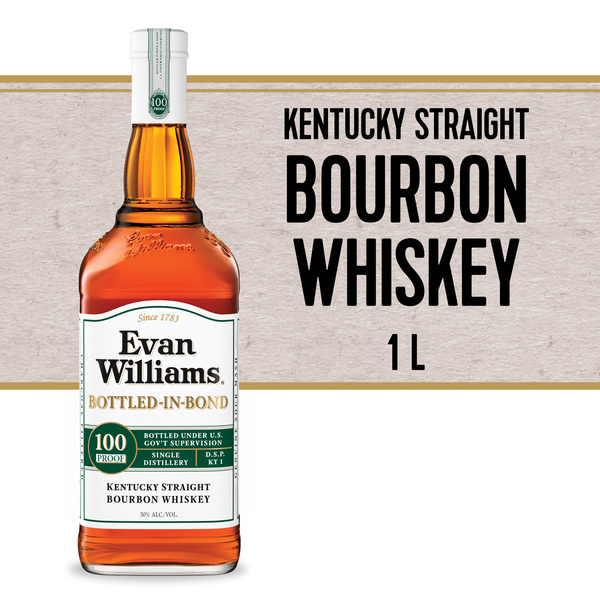 Evan Williams White Label Bottled In Bond Straight Bourbon | Hy