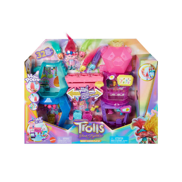 Dreamworks Trolls Band Together Mount Rageous Playset With Queen