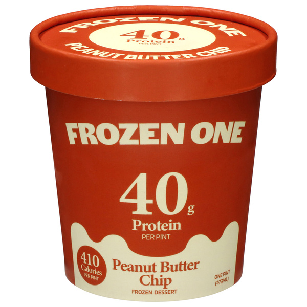 Frozen One Peanut Butter Chip Frozen Dessert 1 pt | Hy-Vee Aisles
