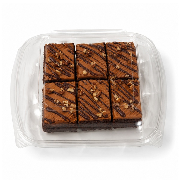 Turtle Brownies 6Ct | Hy-Vee Aisles Online Grocery Shopping