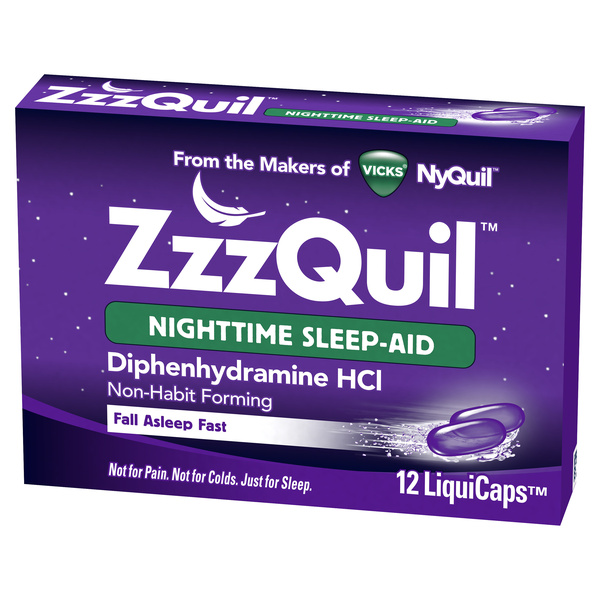 ZzzQuil Nighttime Sleep Aid LiquiCaps | Hy-Vee Aisles Online