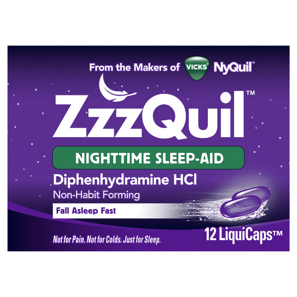 ZzzQuil Nighttime Sleep Aid LiquiCaps | Hy-Vee Aisles Online