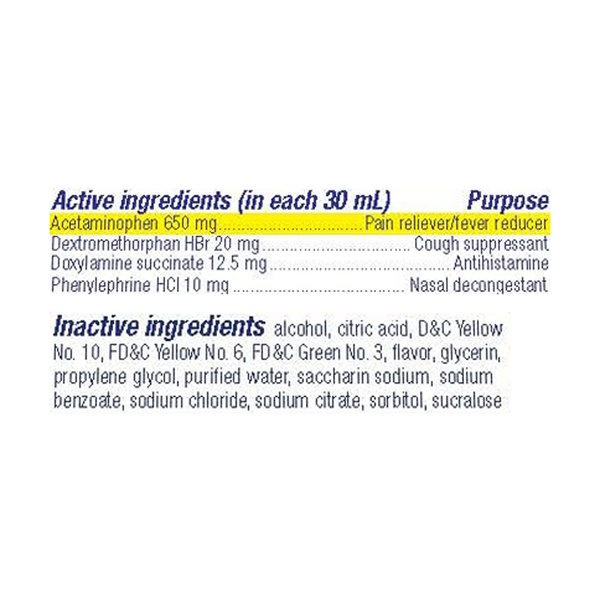 Vicks NyQuil Severe Cold & Flu Nighttime Relief Max Strength | Hy