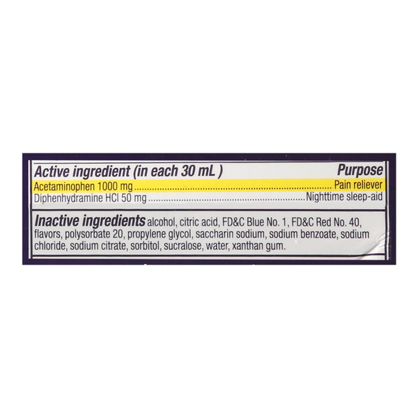 Vicks ZzzQuil Night Pain Nighttime Sleep Aid Pain Reliever