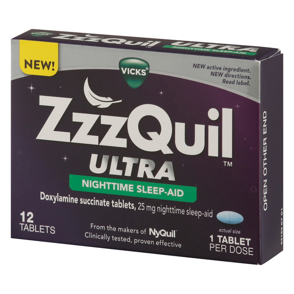 Vicks ZzzQuil Ultra Night Time Sleep-Aid | Hy-Vee Aisles Online