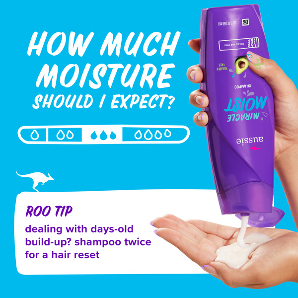 Aussie Miracle Moist Shampoo with Avocado & Jojoba Oil | Hy-Vee