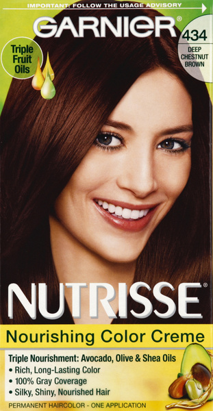 Nutrisse 434 Deep Chestnut Brown Permanent Hair Color 1 Each | Hy