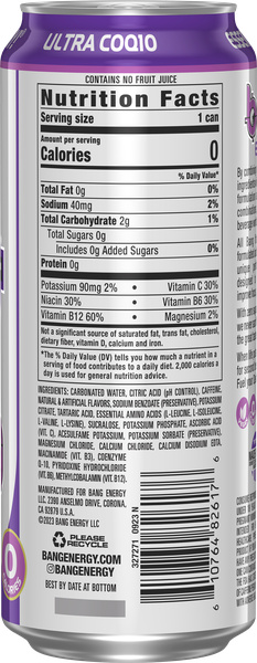 Bang Energy Purple Haze | Hy-Vee Aisles Online Grocery Shopping